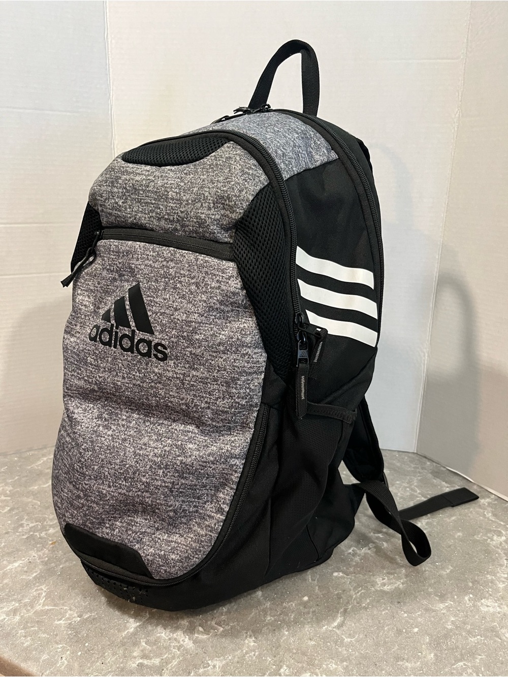 Adidas Grey and Black Backpack- Very Good Condition- From Clean Smoke Free Home